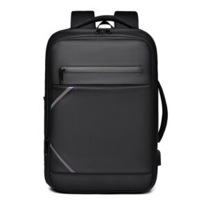 mens leather elegant travel backpack